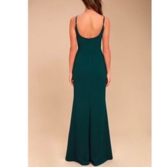 LULU’s Infinite Glory Forest Green Maxi Dr… - Picture 2 of 16